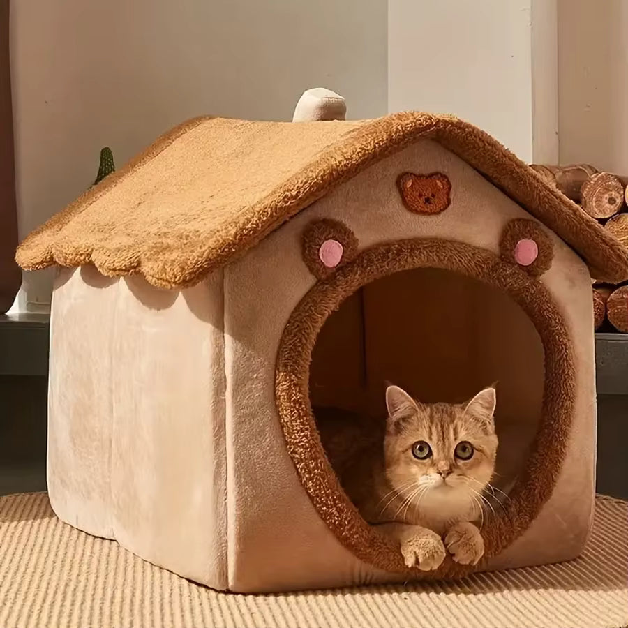 🔥 Cozy Pet House for 🐱 Cats & 🐶 Dogs